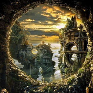 梦幻城堡拱门
