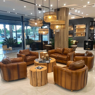 高端4s店休息区