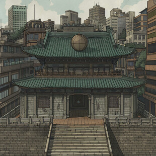大礼堂插画