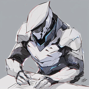 机甲风卡通人物