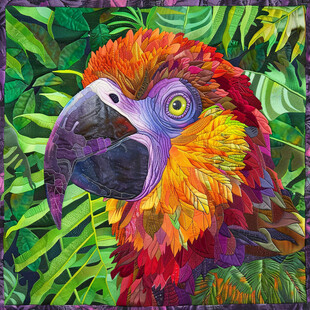 立体画金刚鹦鹉