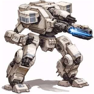 机甲风卡通人物