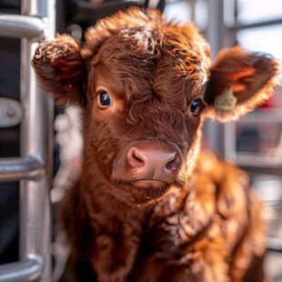 动物被关着的牛