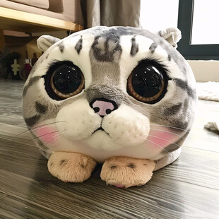 卡通萌宠老虎抱枕