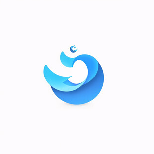 浪花水珠水滴logo