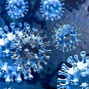 病毒感染素材