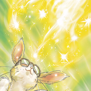 兔子潮流墨镜插画