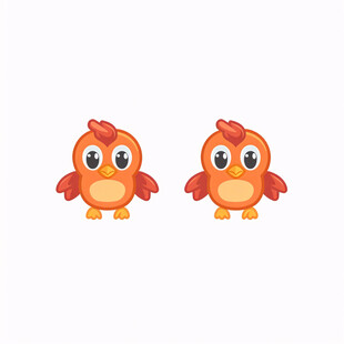 萌鸡卡通形象