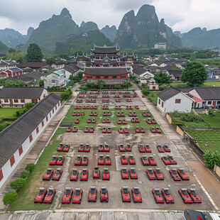 景区停车场