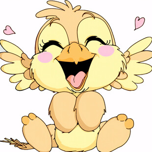 快乐小鸭插画图案