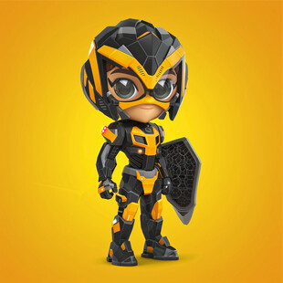 机甲风卡通人物