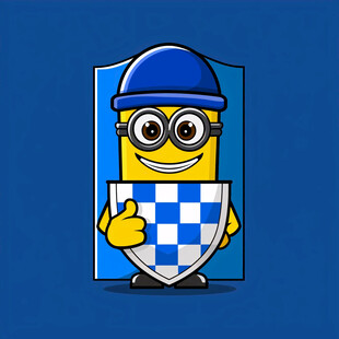 卡通开心工匠头像