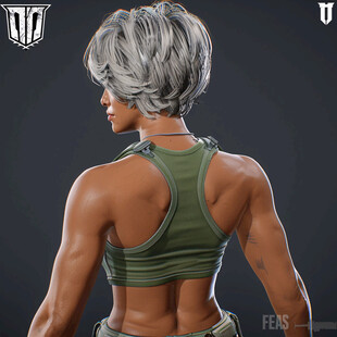 3d女运动员