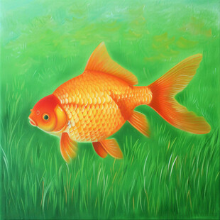 鲤鱼立体画