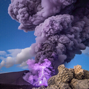 地质运动火山喷发