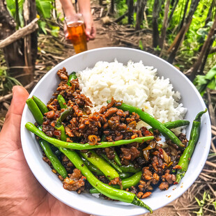 泰式肉末豆角饭