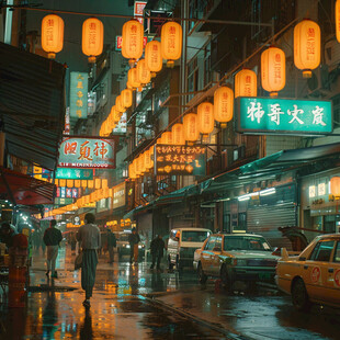 港风背景