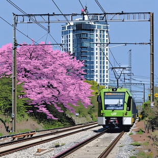 樱花树铁路