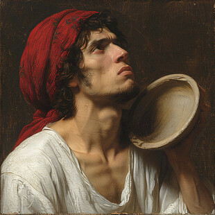 古罗马男子头像