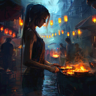 cg绘画作品