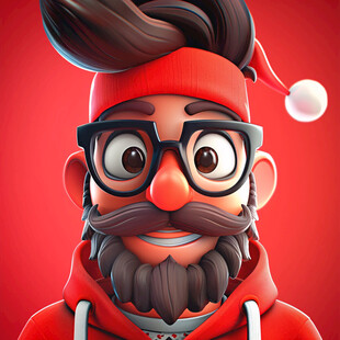 卡通写实漫画人物