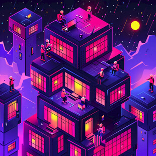 2点5d插画