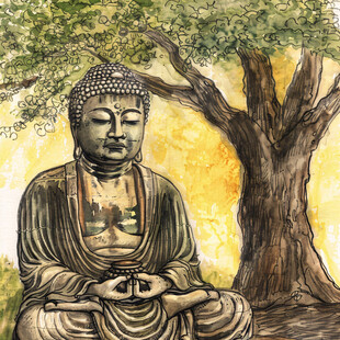 释迦牟尼菩提树下成佛