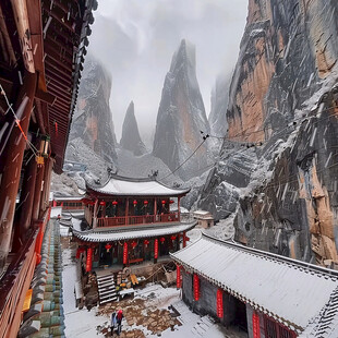 三清殿雪景