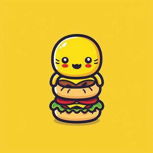 汉堡狗卡通ip形象