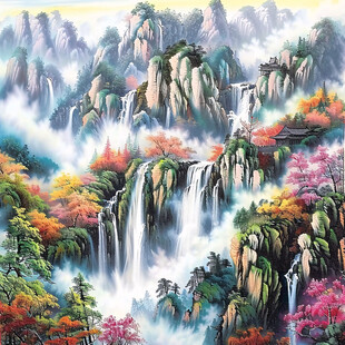 高山流水壁画