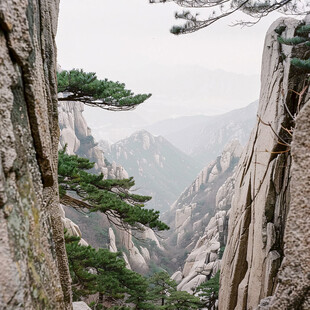 松树山峰奇石