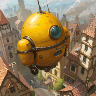 未来科幻卡通形象