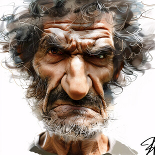 老人头古典老头