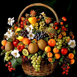 高清果篮图片