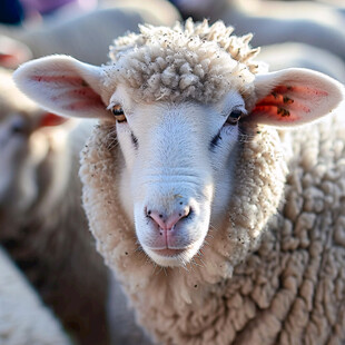 羊脸部特写