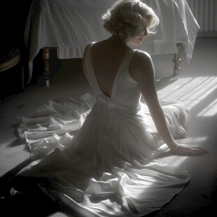 沐浴在阳光下的修女