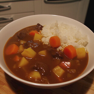 日式咖喱牛肉饭