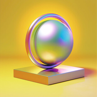 立体渐变发光体设计