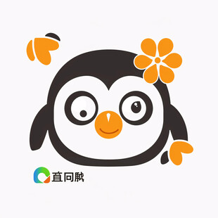 卡通小企鹅logo