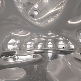 3d现代高端异形