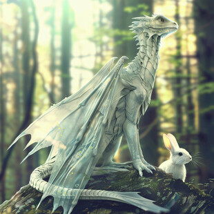 奇幻生物插画
