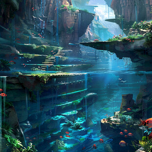 水族箱场景设计