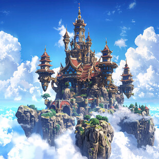 古风仙境天上宫阙