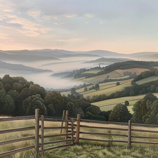 高清巨幅乡村田园风光