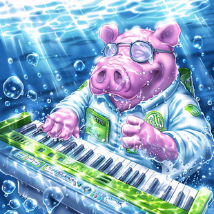 会弹琴的小猪