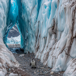 冰川冰隧道