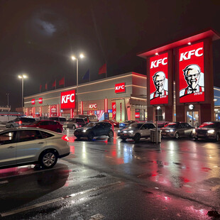 kfc夜景