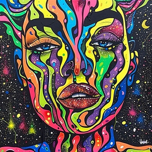 新颖新锐创意艺术绘画