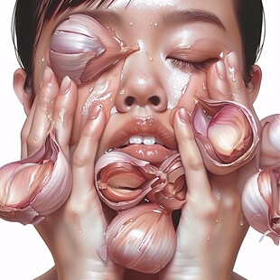 面部美容美容壁画