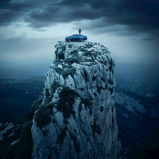 山高人为峰广告